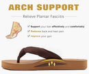 KuaiLu Flip Flops for Women with Arch Support Yoga Mat Comfortable Summer Beach Walking Thong Cushion Sandals Slip On Indoor Outdoor by TinyTreasures Baby Boutique