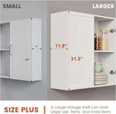 FIMELLO 60" Laundry Room Wall Cabinets with Adjustable Shelf, Large Wall Storage Cabinet, White Wall Cabinet with Doors, Upper Kitchen Cabinet, Cabinets for Laundry, Bathroom, Kitchen -White by CozyNest Decor