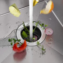 KRAUS WasteGuard 1 HP Ultra-Quiet Garbage Disposal with Quick Connect, Kitchen Sink Drain Cover, Power Cord and Flange Included, KWD100-100MBL by CozyNest Decor