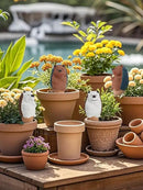 Kalolary 4Pcs Plant Watering Globes, Hedgehog Shape Self Watering Spikes Terracotta Drip Water Stakes Irrigation Watering Bulbs for Pot, Indoor, Outdoor, Vacation by GreenHaven Gardens