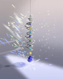 1 Pack Crystal Suncatcher, Hanging Sun Catcher Prism with String Rainbow Maker Suncatchers for Windows, Room, Outdoor, Car Mirror, Whimsical Home Garden Decor by GreenHaven Gardens