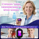 Toothbrush Sanitizer Case, Portable Toothbrush Covers Rechargeable, Rechargeable Toothbrush Cleaner Holder Case for Travel Home, Detachable Toothbrush Cover Cap for All Toothbrushes (Black) by CozyNest Decor