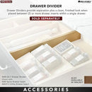 Rev-A-Shelf 22" 3 Tiered Seasoning Organizer, Trim-to-Fit Wooden Kitchen Draw and Cabinet Home Storage Insert, Pull Out Spice Rack, Maple, 4SDI-24 by CozyNest Decor