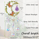 Suncatcher - Amethyst Moon Crystal Sun Catcher Window Hanging, Good Luck Charms Gifts for Women Chrismas Thanksgiving Birthday Crystal by GreenHaven Gardens
