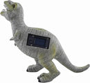 Solar Powered Lifelike Dinosaur Garden Statue Hand-Made Glass Craftsmanship Resin Outdoor Tyrannosaurus Figurine Light Decoration Home Decor Lawn Yard Patio Porch Ornament Gift by GreenHaven Gardens