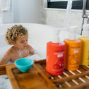 Dabble & Dollop Citrus Kiss Bundle, Natural Bubble Bath, Body Wash & Shampoo for Kids, USA-made, Paraben & Sulfate Free, Vegan, Gluten-Free, Tear-Free, Tangerine, Vanilla, Lemon (Set of 3) by TinyTreasures Baby Boutique