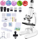Microscope for Kids 40X-2000X Magnification, Microscope for Kids 8-12 Years with LED Fill Light, Cell Phone Holder, Great for School Labs and Homeschooling by TinyTreasures Baby Boutique