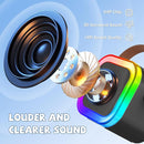 【2025 Newest】 Mini Karaoke Machine for Kids Girls & Boys - Portable Bluetooth Speaker with 2 Wireless Microphones - Kids Birthday Gifts for Ages 4-10 - Kids' Instrument Accessories - Black by TinyTreasures Baby Boutique