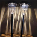 Solar Pathway Lights - 12 Pack Landscape Lawn Solar Lights Outdoor Waterproof，Super Bright LED Warm White & IP65 Garden Lights Stakes for Path, Yard Decoration, Driveway, Walkway
