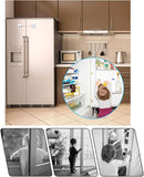 Refrigerator Lock,Combination Lock for Refrigerator Cabinets,Heavy Duty Fridge Lock,Child Safety Cabinet Locks,Easy Install No Keys Needed (White 2pcs) by TinyTreasures Baby Boutique