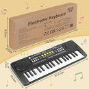 Kid Keyboard Piano - 37 Keys Piano Toys for Kids Beginners Electronic Pianos with Microphone Educational Musical Toy for 3 4 5 6 7 8 Year Old Boys Girls Gift by TinyTreasures Baby Boutique