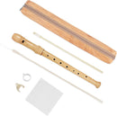 Recorder Instrument for Beginner Adults,8-Hole Soprano Descant Recorder Music Flute with Cleaning Rod & Case Bag For Home Entertainment(6-Beige) by TinyTreasures Baby Boutique