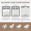 Chunky Knit Blanket - Luxury Soft Cozy 60 * 80 Throw Blanket,100% Woven Blanket Rope Knot Throw Blanket for Couch, Sofa, Home Decor, Gift - Machine Washable（Brown） by CozyNest Decor