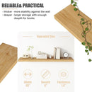 Floating Shelves for Wall, USA-Sourced Brich Wood 48 Inch Long Wall Shelves, Natural Wooden Mounted Picture Ledge Shelf, Nursery Book Storage Shelf Kids Bookshelf, Display Shelf for Bathroom by TinyTreasures Baby Boutique
