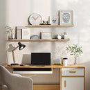 Floating Shelves for Wall, Picture Ledge Shelf 36 Inch Solid Wood Set of 2, Rustic Wall Shelves with Lip, Kids Bookshelf, Photo & Picture Live Edge Floating Shelves for Bedroom, Living Room, Kitchen