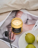 M&SENSE Lemon Vanilla Scented Slow Burning Candles for Home Scented, All Natural Soy Candles 7.05oz 50 Hours Slow Burning in Glass Jar, Stress Relief Gifts for Women and Men by CozyNest Decor