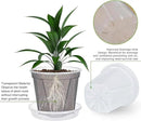 30Pcs Clear Nursery Pots with Drainage and Tray 5/6/7 Inch Plastic Clear Pots for Plants, Orchid Pot Outdoor Indoor Transplant Seedling Planter Pots with 100 Plant Labels,15-Set by GreenHaven Gardens