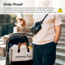 TOPDesign Universal Baby Stroller Organizer, Stroller Caddy with Detachable Mesh Bag & Heightened Insulated Cup Holders & Non-Slip Secure Hooks Accessories, Fits Most Strollers (Music Crocodiles) by TinyTreasures Baby Boutique