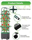 Tomato Planter Box with Trellis, 68.7" Tall Self Watering Tomato Cages for Climbing Vegetables Plant, Raised Garden Bed for Garden, Tomato Plant Support Pots for Patio Indoor Outdoor（68.7" ） by GreenHaven Gardens