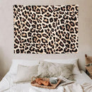 HZOHNAGO Leopard Print Tapestry Rustic Brown Leopard Wild Animal Printed Wall Tapestry Painting Wall Hanging for Bedroom Living Room Dorm 40" W x 30" H by CozyNest Decor