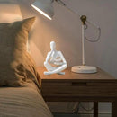 Bookshelf Decor Thinker Statue - Abstract Style Thinker Sculptures Modern Aesthetic Figurine Decoration Statues for Home Decor-Zuo Si-White by CozyNest Decor
