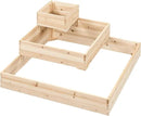 Yaheetech 3 Tier Wooden Raised Garden Bed 44.5'' L×44.5W×20.5×H, Horticulture Open-Bottom Planter Raised Garden Bed for Flowers/Herbs/Vegetables Planter Flower Box by GreenHaven Gardens