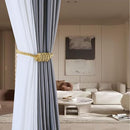 Fenghuangwu 4Pack Magnetic Curtain Tiebacks – Bohemian Style Handmade Woven Tie-Backs for Drapes,Elegant Exquisite Knot Holdbacks,Outdoor Boho & Modern Home Decor（Gold by CozyNest Decor