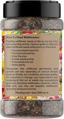 Regional Wildflower Seed Mix by GevaGrow (Midwest Wildflowers, Mini Shaker) by GreenHaven Gardens