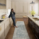 Washable Kitchen Rug Runners for Hallways: 2'x6' Bedroom Rug with Non Slip Backing Low-Pile Soft Indoor Floor Carpet Runner for Indoor Entryway Hallways Kitchen Laundry Room Farmhouse by TinyTreasures Baby Boutique