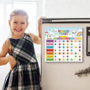 Reward Chart for Kids,Magnetic Behavior Chore Chart for Kids at Home,26 Rainbow Blue Chore Charts,1960 Star Stickers,56 Reward Stickers,Incentive Chore Chart to Develop Responsibility and Good Habits by CozyNest Decor