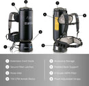 Powerful Lightweight Prolux PLC10 10qt Backpack Vacuum w/ 1 1/2" Tool Kit and 5 YR Warranty