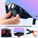 Adjustable Kids Bike Helmet with Knee & Elbow Pads Set, Color Gradient Design for Boys and Girls Aged 3-14+, for Skateboarding, Scooter, Roller & Inline Skating, Longboard by TinyTreasures Baby Boutique