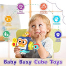 5 in 1 Baby Toy for 12 18 Month, Learning Toys for Babies 12-18 Months, Baby Busy Cube, Stacking&Sensory, Pull String&Piano Xylophone Toy, Birthday Gift for 12+ Month by TinyTreasures Baby Boutique