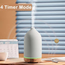 Diffuserlove Ceramic Essential Oil Diffuser for Room, Home, Bedroom - Aromatherapy Air Diffuser With Yellow Wood Pattern Base by TinyTreasures Baby Boutique