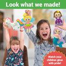 Craftorama Sewing Kit for Kids, Fun and Educational Fairytale Craft Set for Boys and Girls Age 7-12, Sew Your Own Felt Animals Craft Kit for Beginners, 165 Piece Set by TinyTreasures Baby Boutique