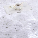 WESHIONGOO Chunky Knit Blanket Throw Knitted Throw Blankets for Couch Bed Fluffy Soft Blanket with Jumbo Chenille Yarn Thick 100% Handmade (White, 50"×60") by CozyNest Decor