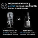 Baby Brezza Bottle Washer Pro - Baby Bottle Washer, Sterilizer + Dryer - All in One Machine Cleans Bottles, Pump Parts, & Sippy Cups - Replaces Hand Washing, Bottle Brushes and Drying Racks by TinyTreasures Baby Boutique