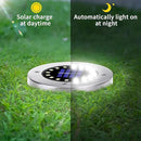 NFESOLAR Solar Lights Outdoor with 16 LEDs, Bright Solar Ground Lights Outdoor Waterproof Solar Pathway Lights for Yard Garden Lawn Walkway Driveway (White 8 Pack) by GreenHaven Gardens