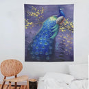 yowecso Peacock Tapestry Wall Hanging for Bedroom, Living Room - Purple Peacock Bird Tapestry - Aesthetic Wall Decor - 50"x60" by CozyNest Decor