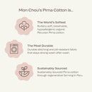 MON CHOU Organic Cotton Baby Pants - 100% Pima Cotton - Lightweight and Breathable Infant Pants for All Seasons by TinyTreasures Baby Boutique