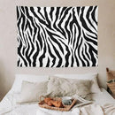HZOHNAGO Zebra Print Tapestry Nature Wild Animals Black and White Stripe Printed Wall Tapestry Painting Wall Hanging for Bedroom Living Room Dorm 40" W x 30" H by CozyNest Decor