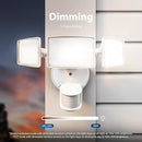 Onforu 75W LED Motion Sensor Outdoor Lights, Dusk to Dawn Flood Light Outdoor Motion Sensor, Hardwired Security Lights Floodlights Outside 7500LM 6500K Daylight IP65 Waterproof (White) by GreenHaven Gardens