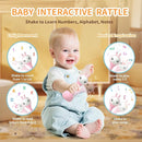 alilo Yoyo Talking Bunny Baby Musical Light-Up Rattle Toys 0-6-12-18 Months, Voice Mimicking Toy, Preloaded 90+ Audio Content, ABC/Number/Notes Learning Toys for Baby Infant Newborn Boy Girl Gifts by TinyTreasures Baby Boutique