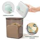Pop Airtight Formula Container, 2300ml Baby Formula Dispenser on The Go - BPA-Free Formula Holder, 28OZ, 1.76LB, 800g, Brown by TinyTreasures Baby Boutique