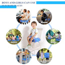 Toddler Booster Seat for Dining Table Cartoon Stronger Support Baby Kids Booster Seat for Dining Table Washable 2 Safer Straps Non-Slip Bottom Portable Increasing Cushion for Travel Home by TinyTreasures Baby Boutique