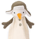 Organic Cotton Stuffed Animal Rattle Baby Toys, Plush Snowman Cuddle Cloth and Hand Grip Ring Rattles Plush Toy Set for Newborns Infant Boys Girls, 2 PCS by TinyTreasures Baby Boutique