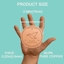 3Pack Bird Bath Copper Purification Disk | 0.6mm Reinforced 99.9% Pure Copper | Universal Fit for Outdoor Birdbaths(Birdbath Copper 3 Pack) by GreenHaven Gardens
