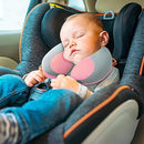 MOOB Kids Pillow Support Neck Pillow for Car & Airplane, Traveling Gifts for Toddler & Children U-Shape Car Seat Head Travel Neck Pillow Support Pink … by TinyTreasures Baby Boutique