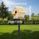 Bird Houses for Outside,Wooden Birdhouse Finch Cardinals Hanging, Birdhouse Nesting Box for Wild Bird Viewing,Funny Patio and Outdoor Yard Decoration (House)