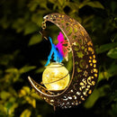 Moon Fairy Solar Garden Lights, Outdoor Decor Pathway Lights, LED Lawn Decor Lights - Gardening Gifts for Women(Moon Fairy Garden Lights) by CozyNest Decor